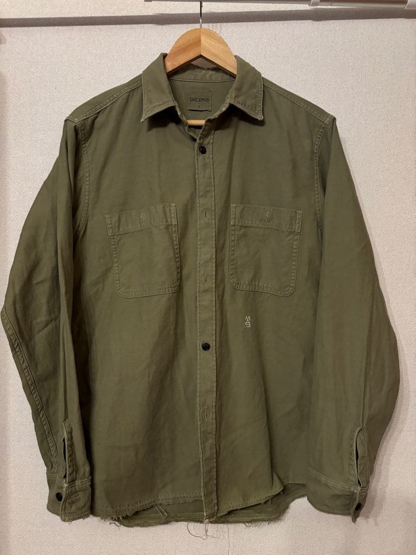 RHCXMAS ロンハーマン別注ミリタリー バックサテンシャツ 定価3万程