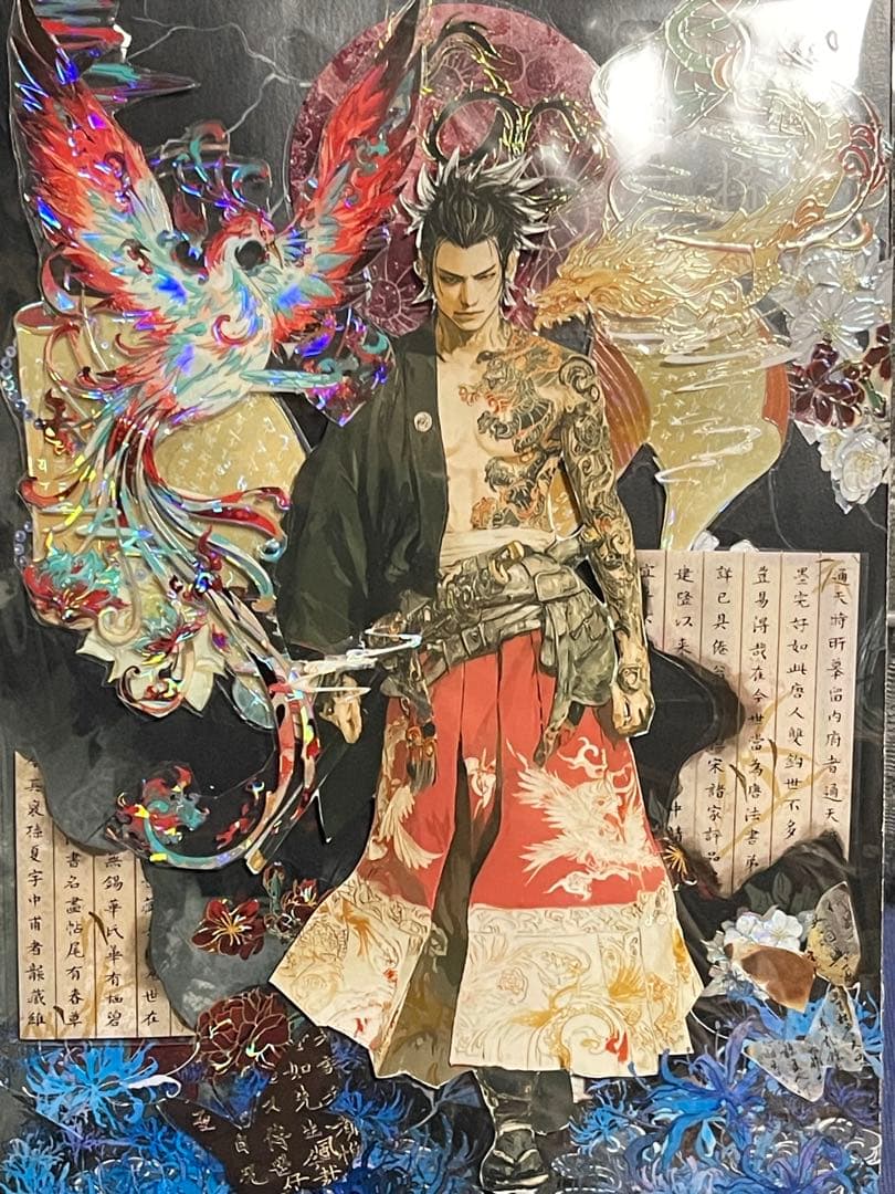 和風立体コラージュ作品