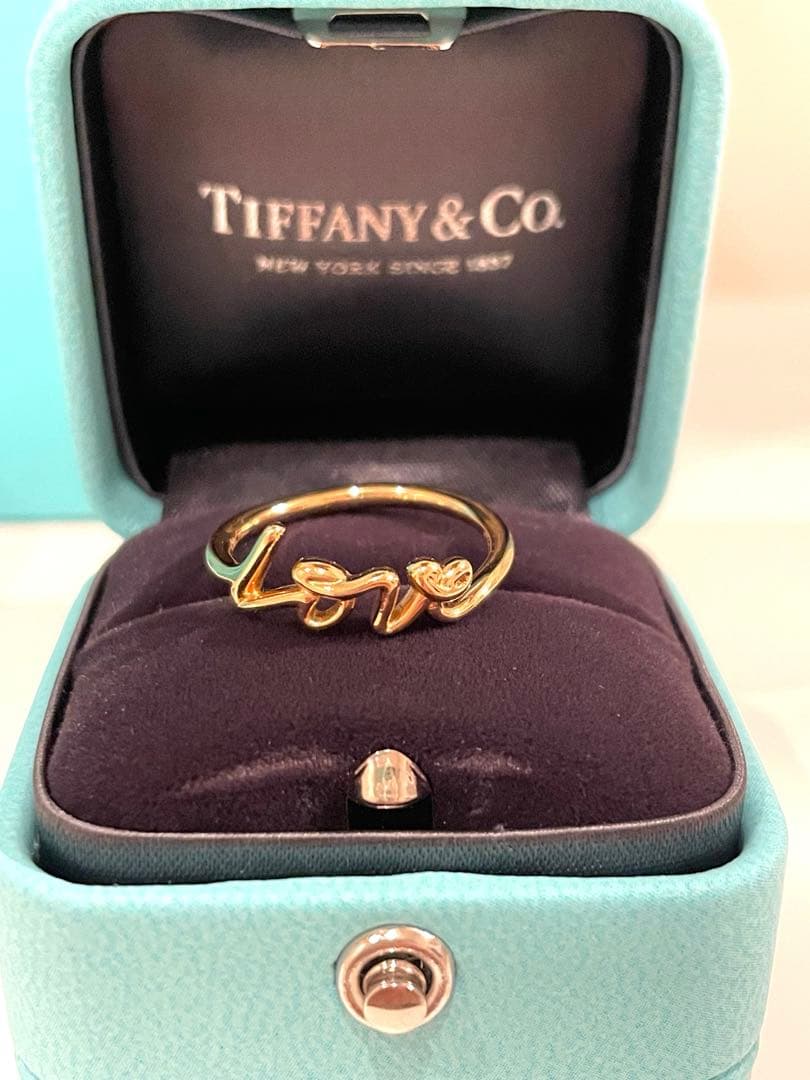 ティファニー ラブリング ミニ イエローゴールド - メルカリ