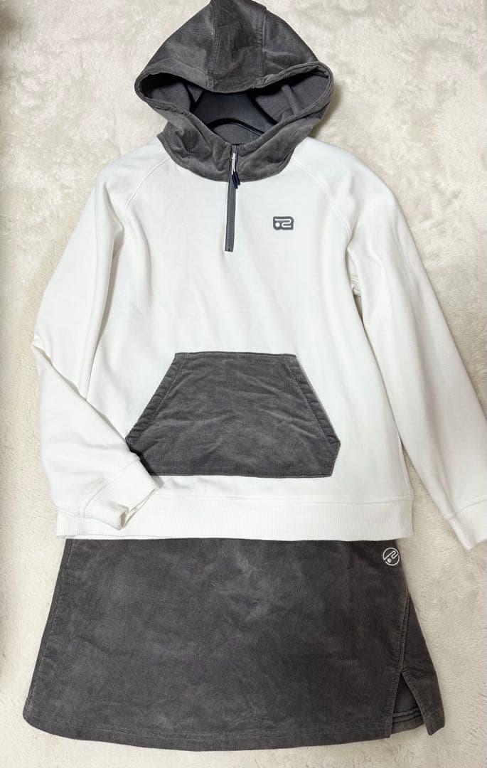 Rosasen 裏起毛パーカー トレーナー スカート パーリーゲイツ