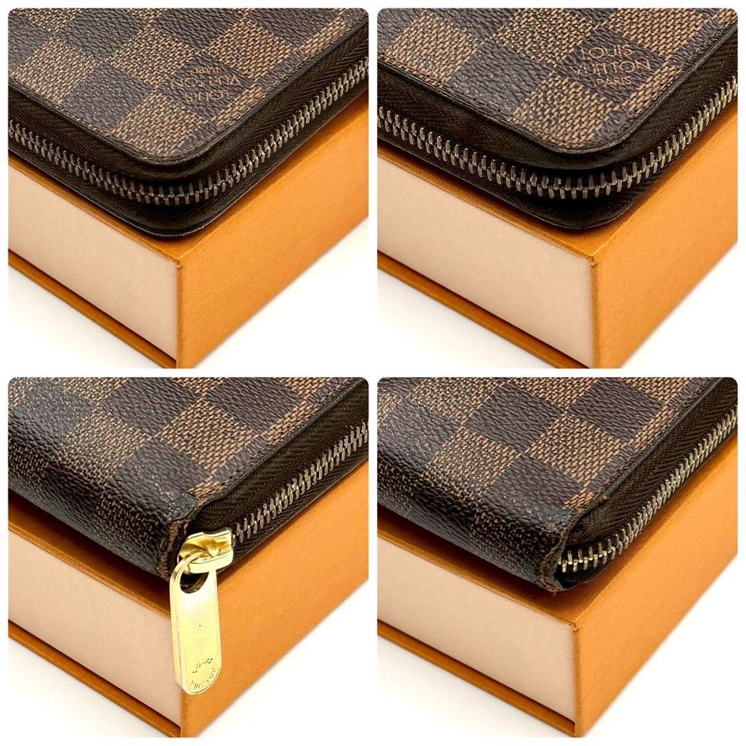 ルイヴィトン ジッピーウォレット ダミエ エベヌ ラウンドファスナー