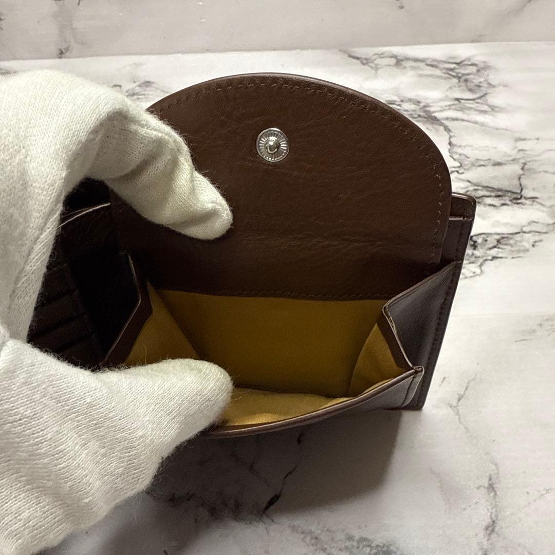 未使用品)大人気、ポロラルフローレン、折財布、オールレザー、シボ革