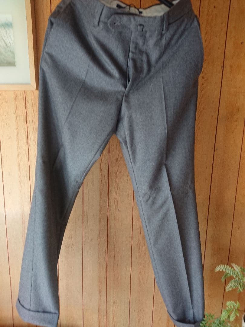 ほぼ新品 インコテックス SUPER 100's スラックス 46 INCOTEX インコテックス スラックス パンツ ウール フランネル SUPER