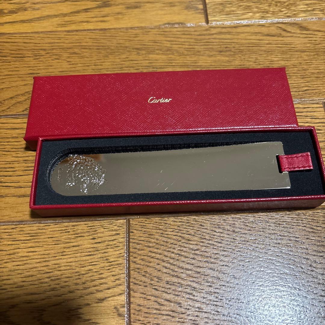 カルティエ、ブックマーク、栞、新品未使用、 箱入り、ピカピカ