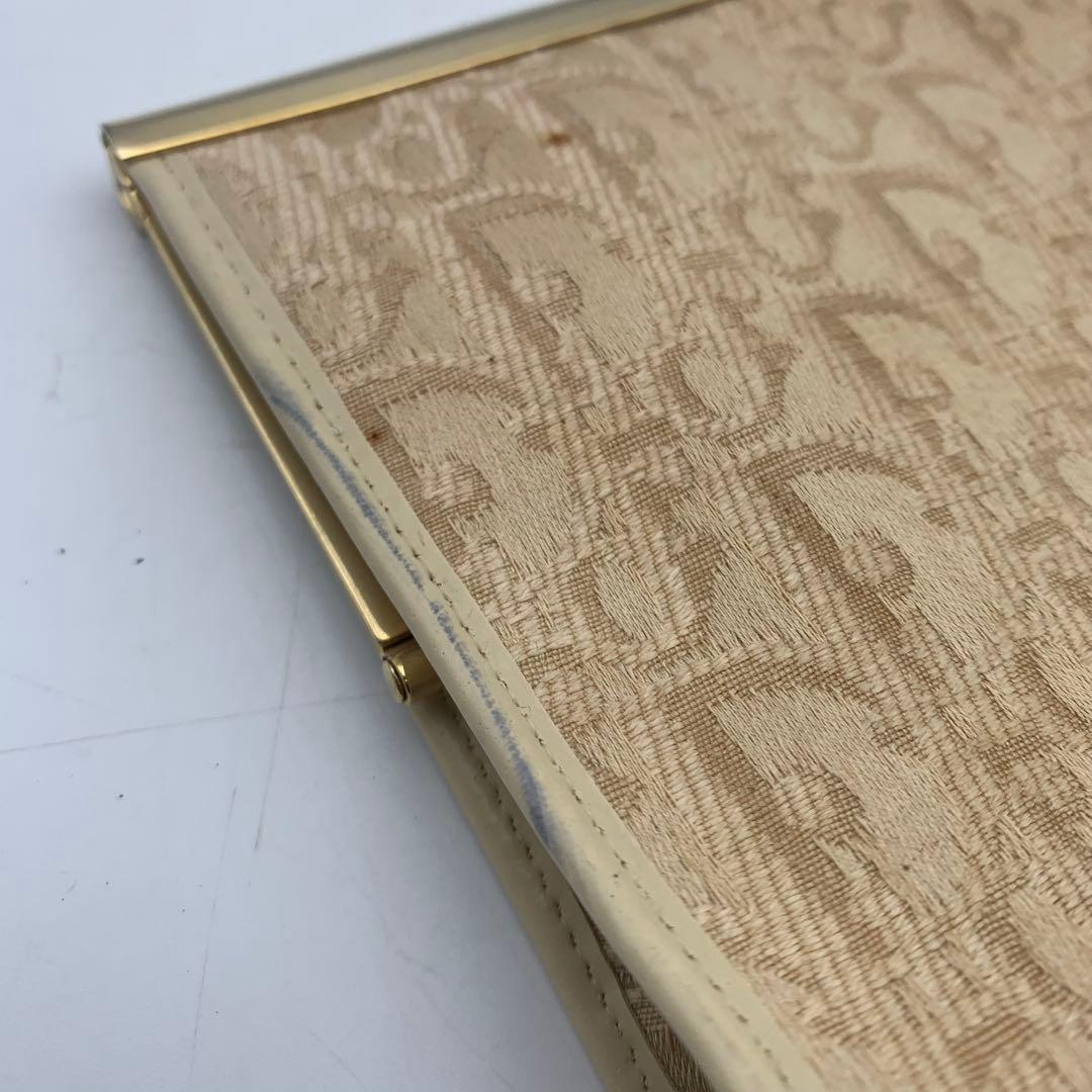 Christian Dior ディオール トロッター柄 クラッチバッグ がま口