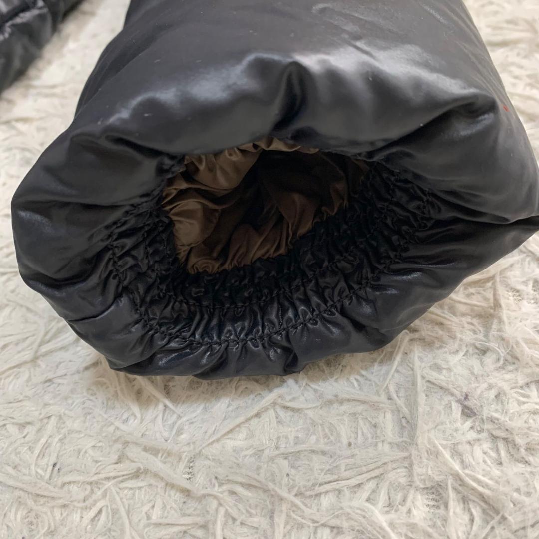 17201✨デュベティカ 40 ラクーンファー ロングダウンコート ブラック