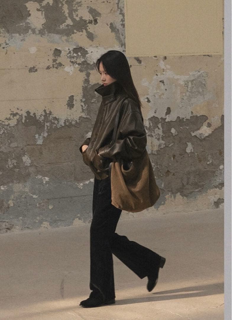 ジャケット・アウター Balmacaan Leather Jacket / OHOTORO horizon leather jacket | OHOTORO