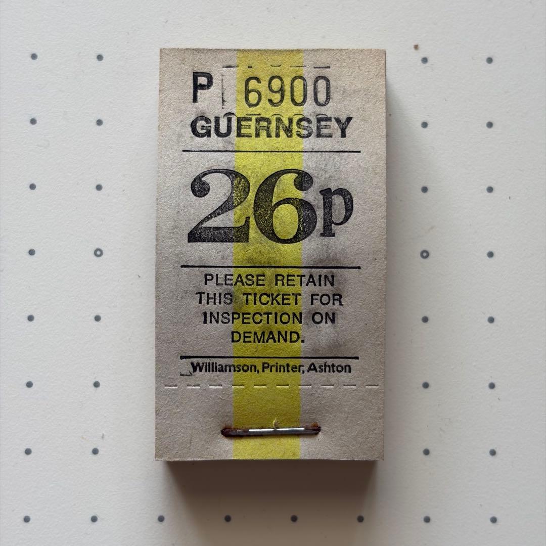 26p】イギリスバスチケット1冊（50枚） - メルカリ