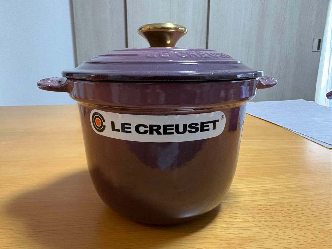 ル・クルーゼ ココット・エブリィ 紫色 両手鍋 約18cm - メルカリ