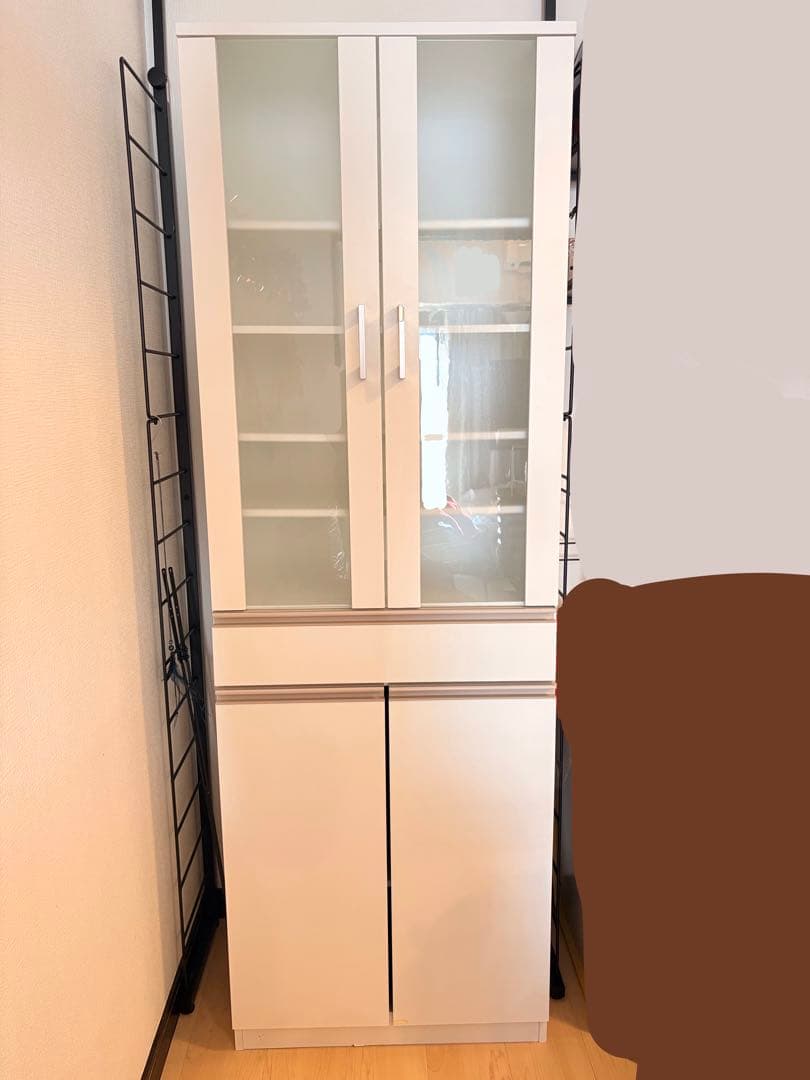 食器棚 ニトリ フォルムN SK1860 WH - メルカリ