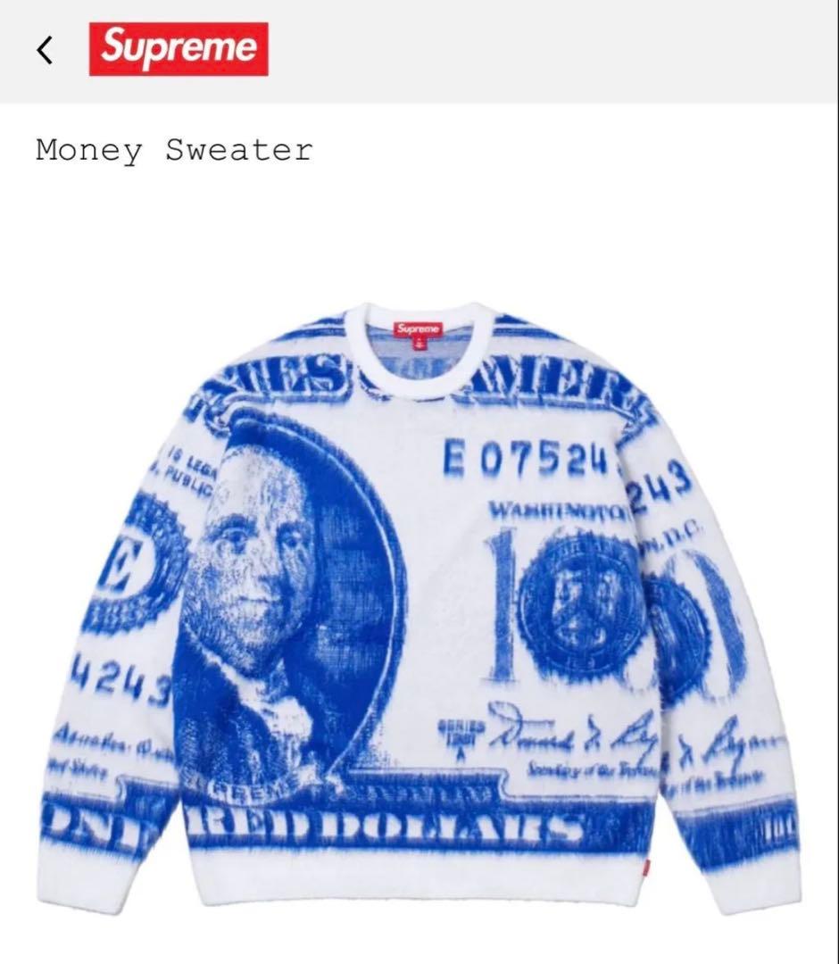 新品・未使用】Supreme シュプリーム Money Sweater / M - メルカリ