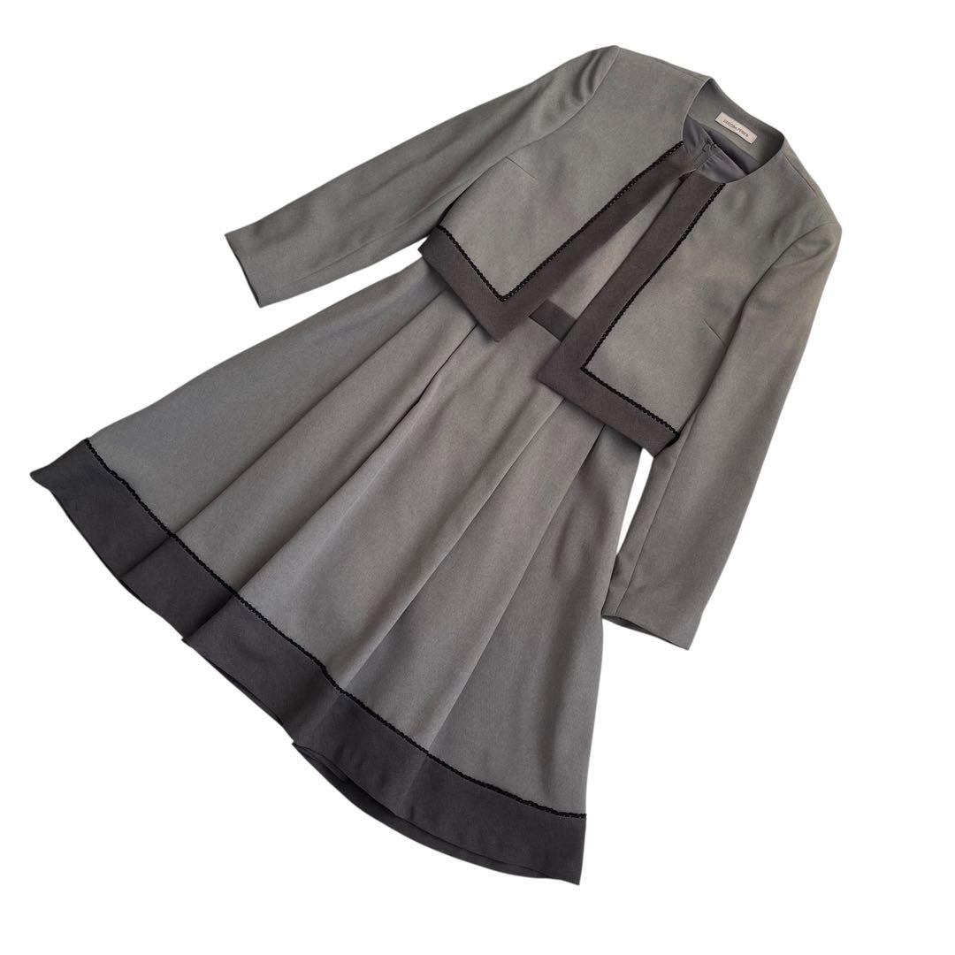 美品✨デコラピンキーズ 160A 卒服 アンサンブル ワンピースセット