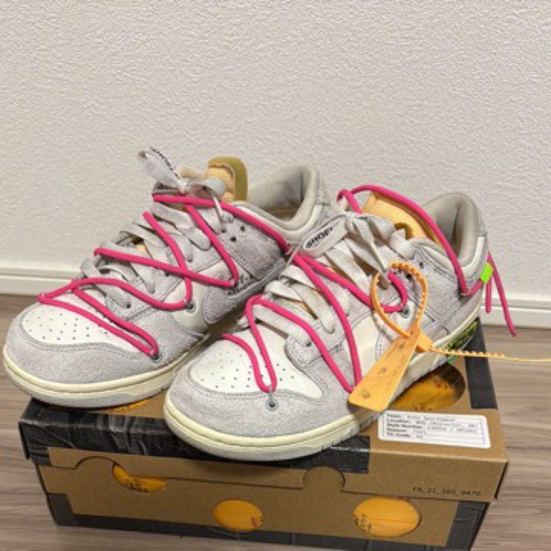 Off-White × Nike Dunk Low Size 8 - Nike Dunk Low Off-White Lot 28 of 50 2021 195240887471| eBay