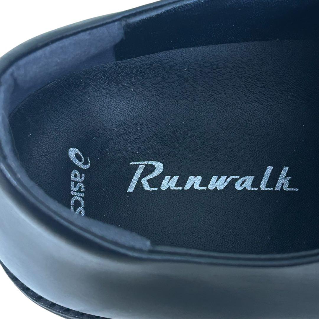 新品 人気アシックスランウォーク ストレートチップ ブラック 26.5cm