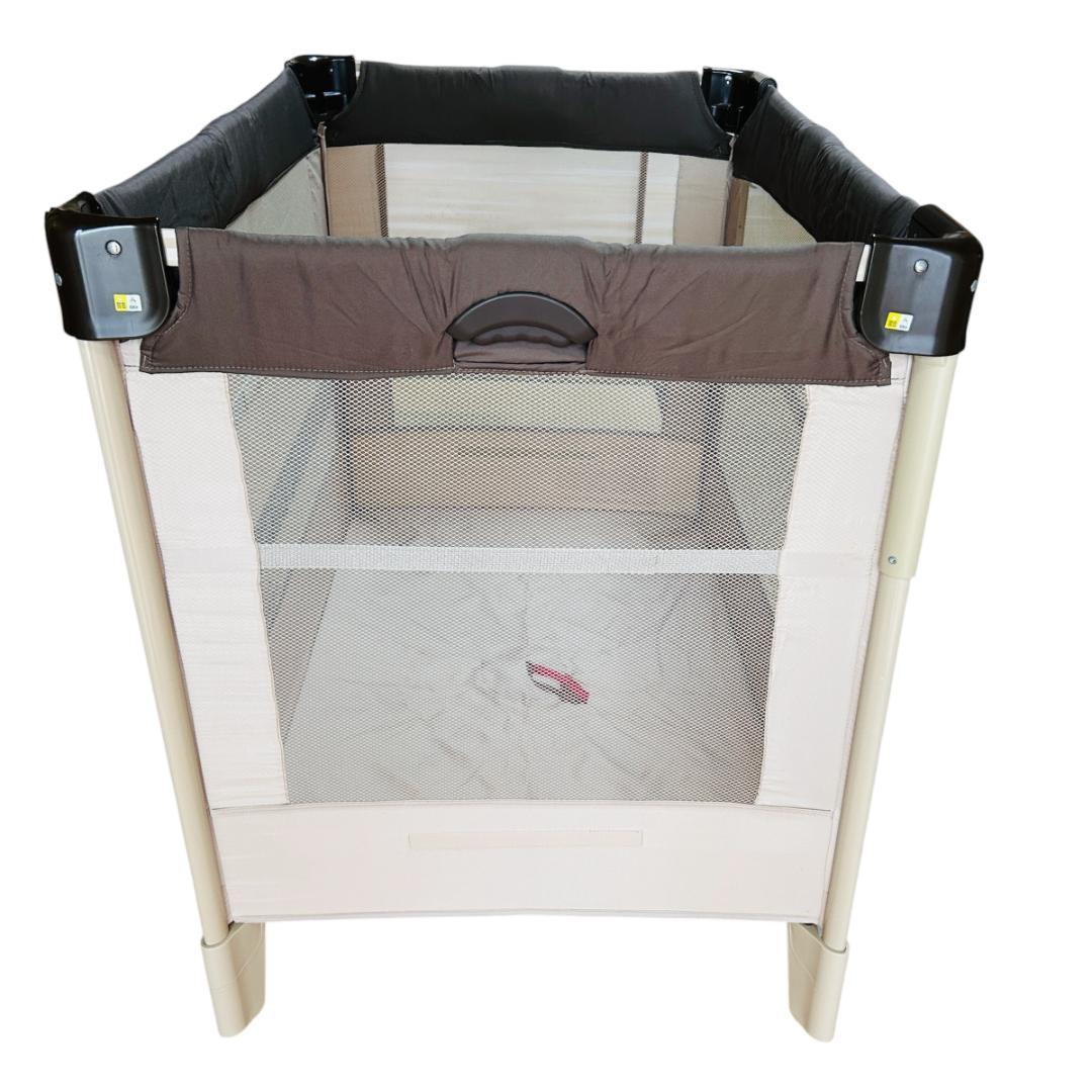 Aprica アップリカ ココネル ポータブル ベビーベッド【66041】ココア