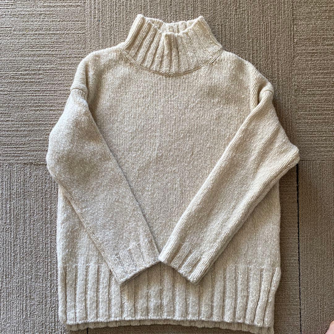 evam eva リニューウールタートルネック evam eva エヴァムエヴァ リニューウール タートルネック ニット プル