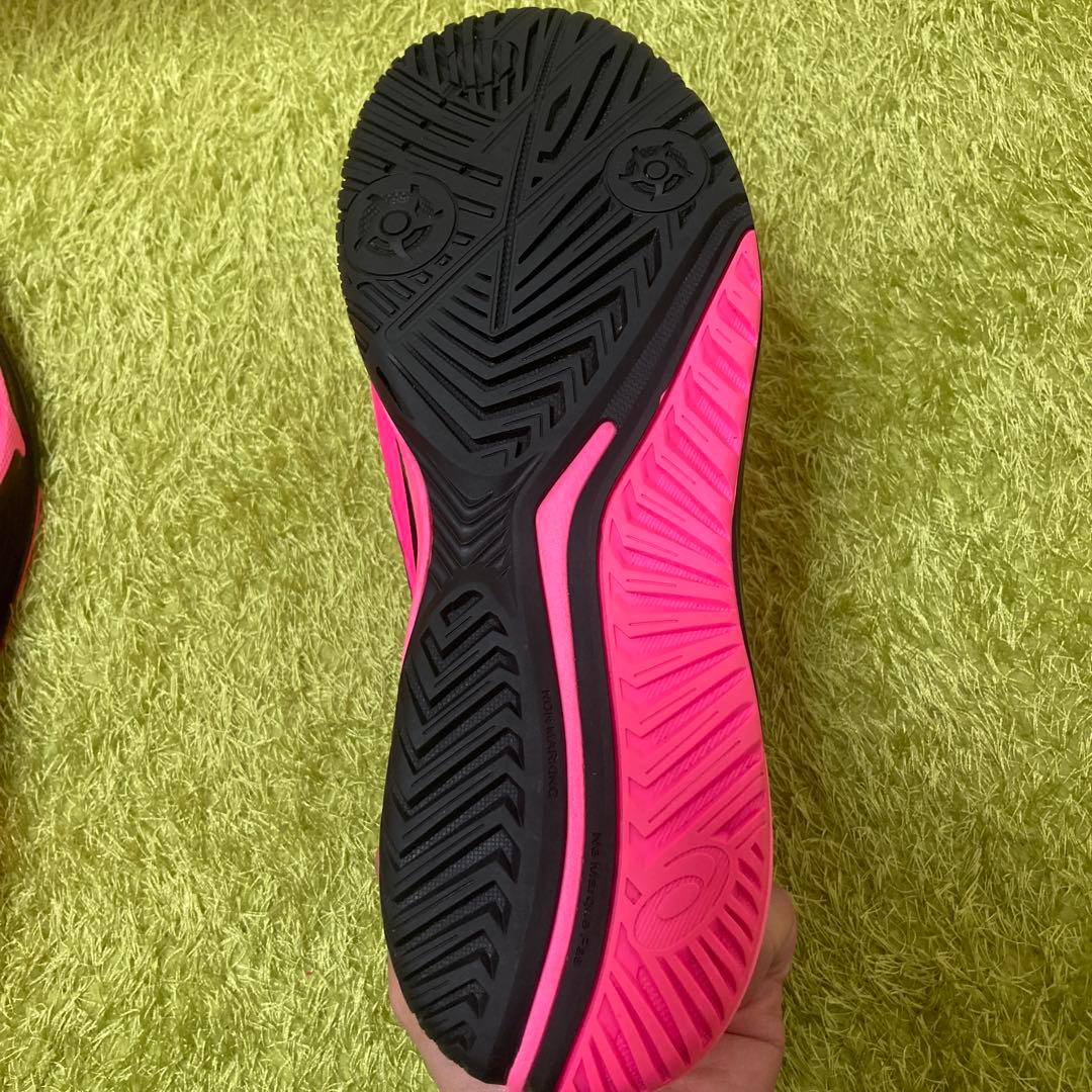 【美品】ASICS GEL-RESOLUTION 9 27.5cm ピンク