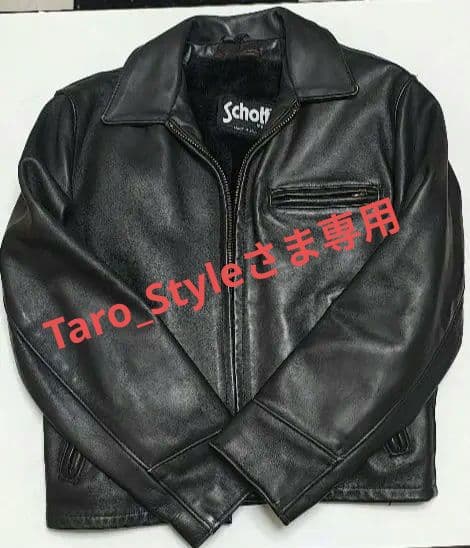 お値下げ♪Schott NYC AT101 90’s シングルライダース 38 Schott(ショット) / シングルライダースジャケット/34/レザー/BLK