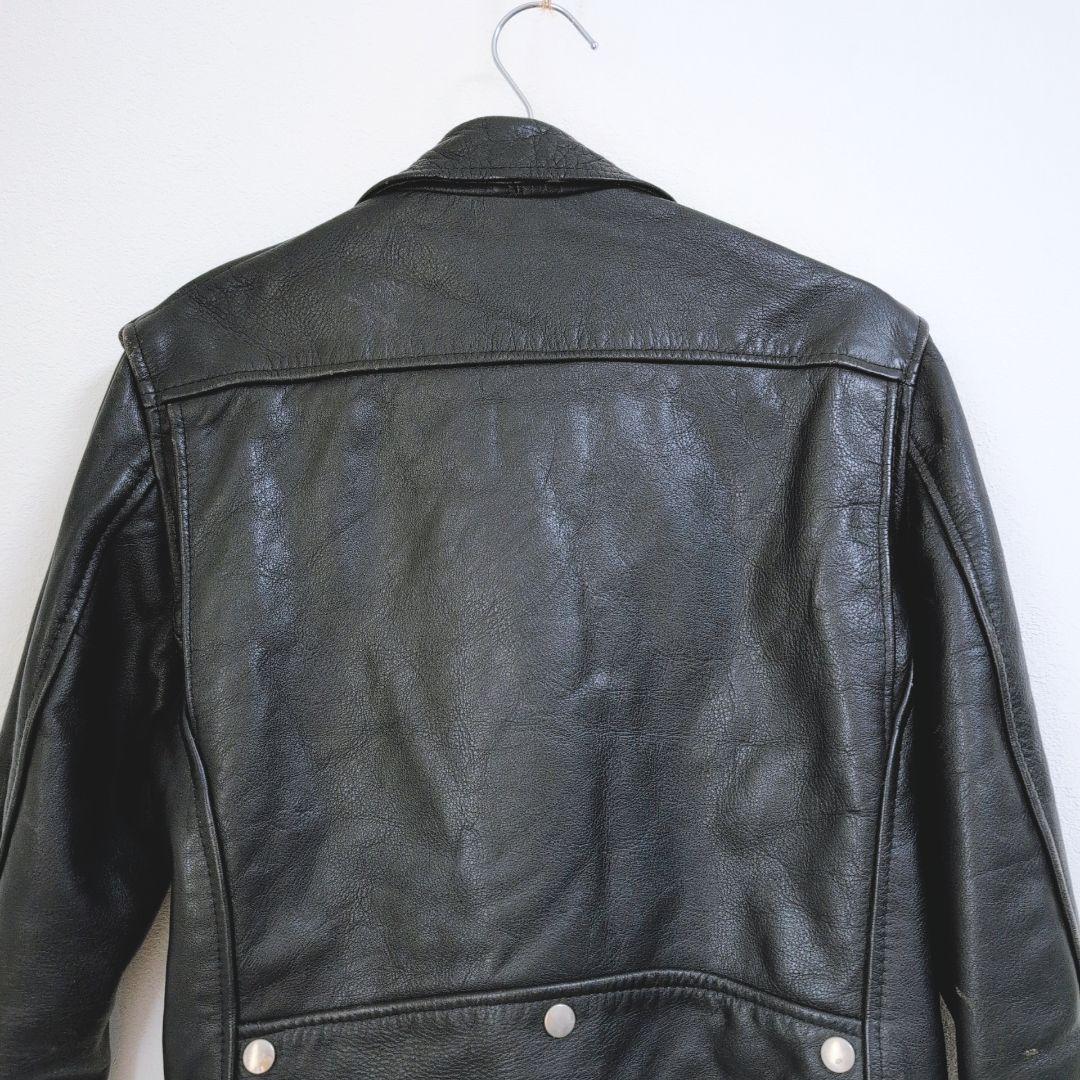 死神タグ【666 トリプルシックス】牛革レザー ダブルライダース