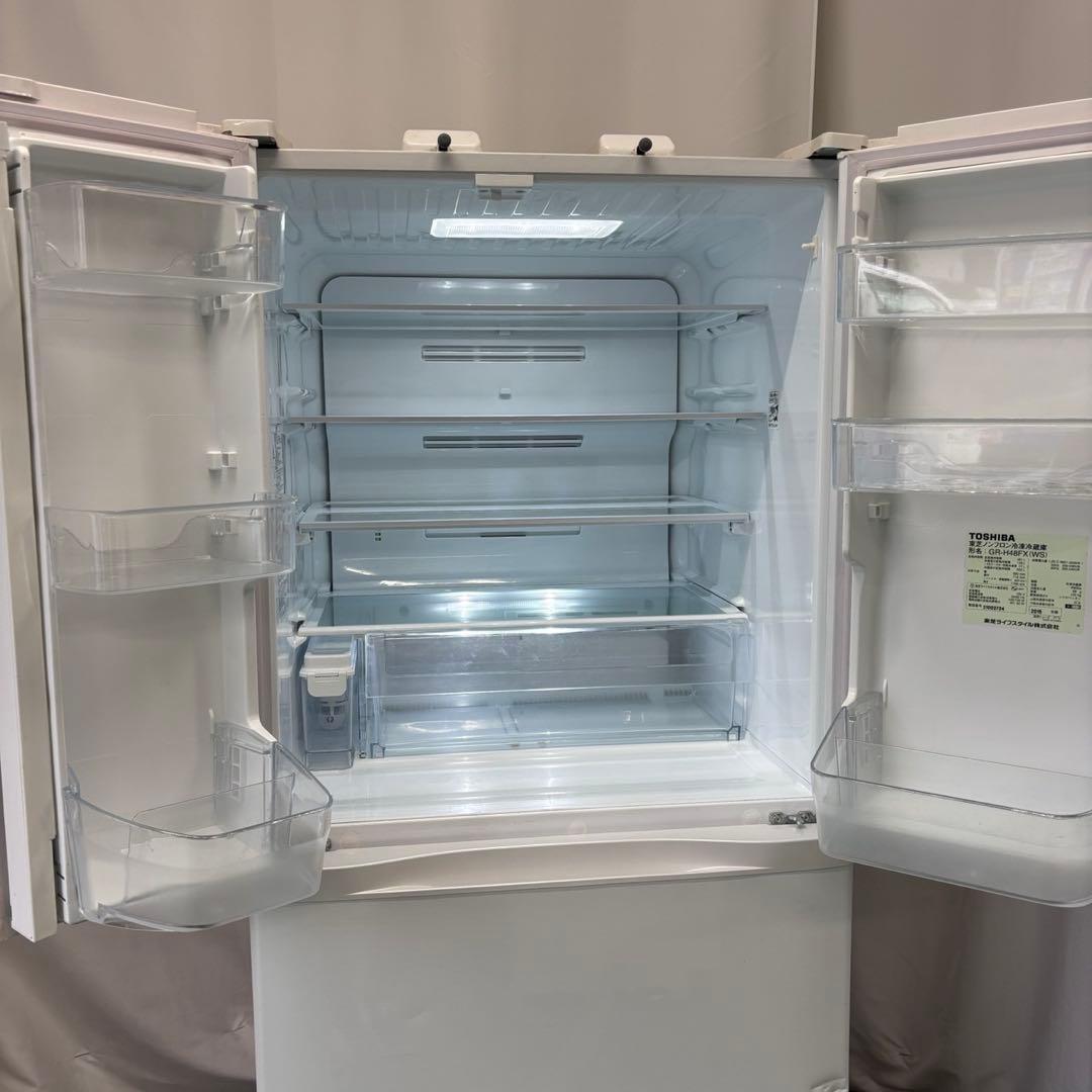 813❤️冷蔵庫 東芝 大型 400-500ℓ 中古 安い 設置無料 フレンチドア