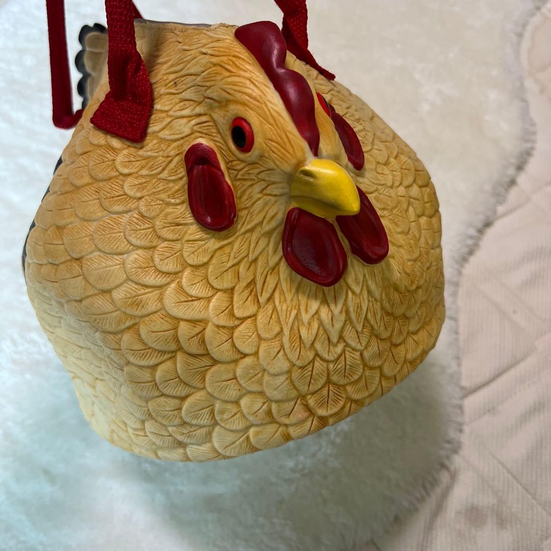 希少・レア】ビンテージ にわとりバッグ チキンラバーハンドバッグ