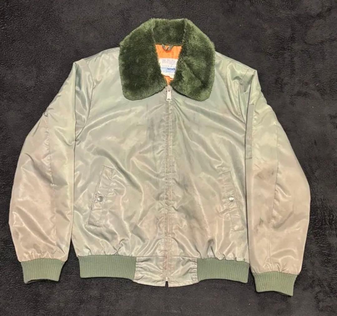 希少 70s sears b-15 タイプ フライトジャケット ワークジャケット
