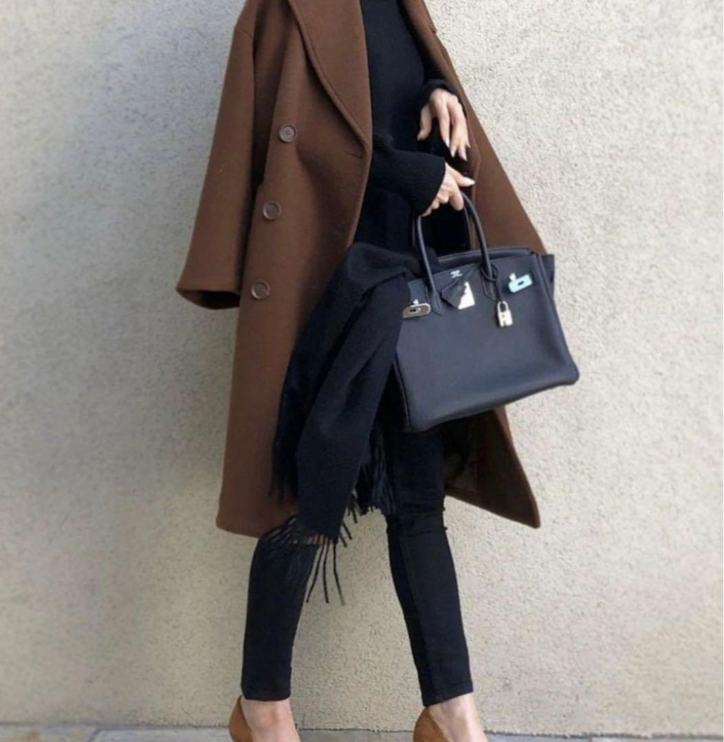 新品未使用★ Emma Taylorエマテイラー ダブル ウールコート茶 ミリタリーウールロングコート│Emma Taylor│STYLEDOOR スタイルドア