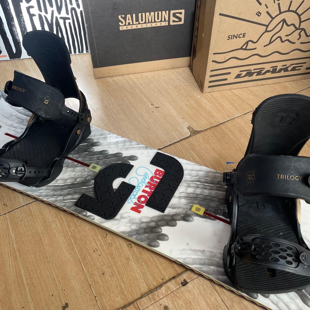 BURTON feelgood バートン バインディング付 スノーボードセット