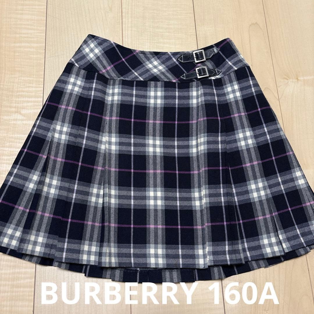 BURBERRY バーバリー 三陽商会 チェック柄 スカート キッズ 160A