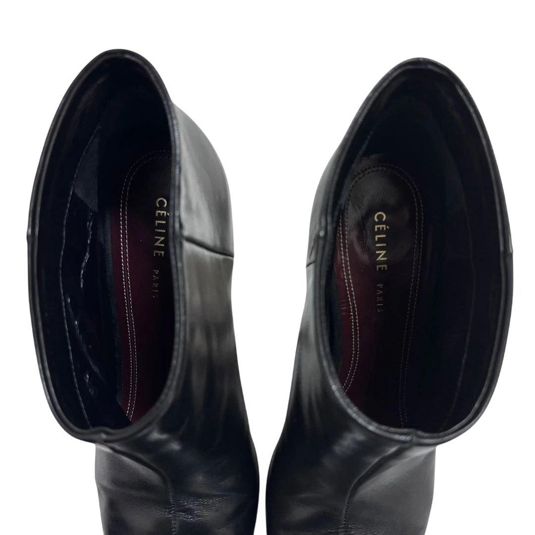 希少◎CELINE フィービー期 シャンデリアヒール ブーティー 35