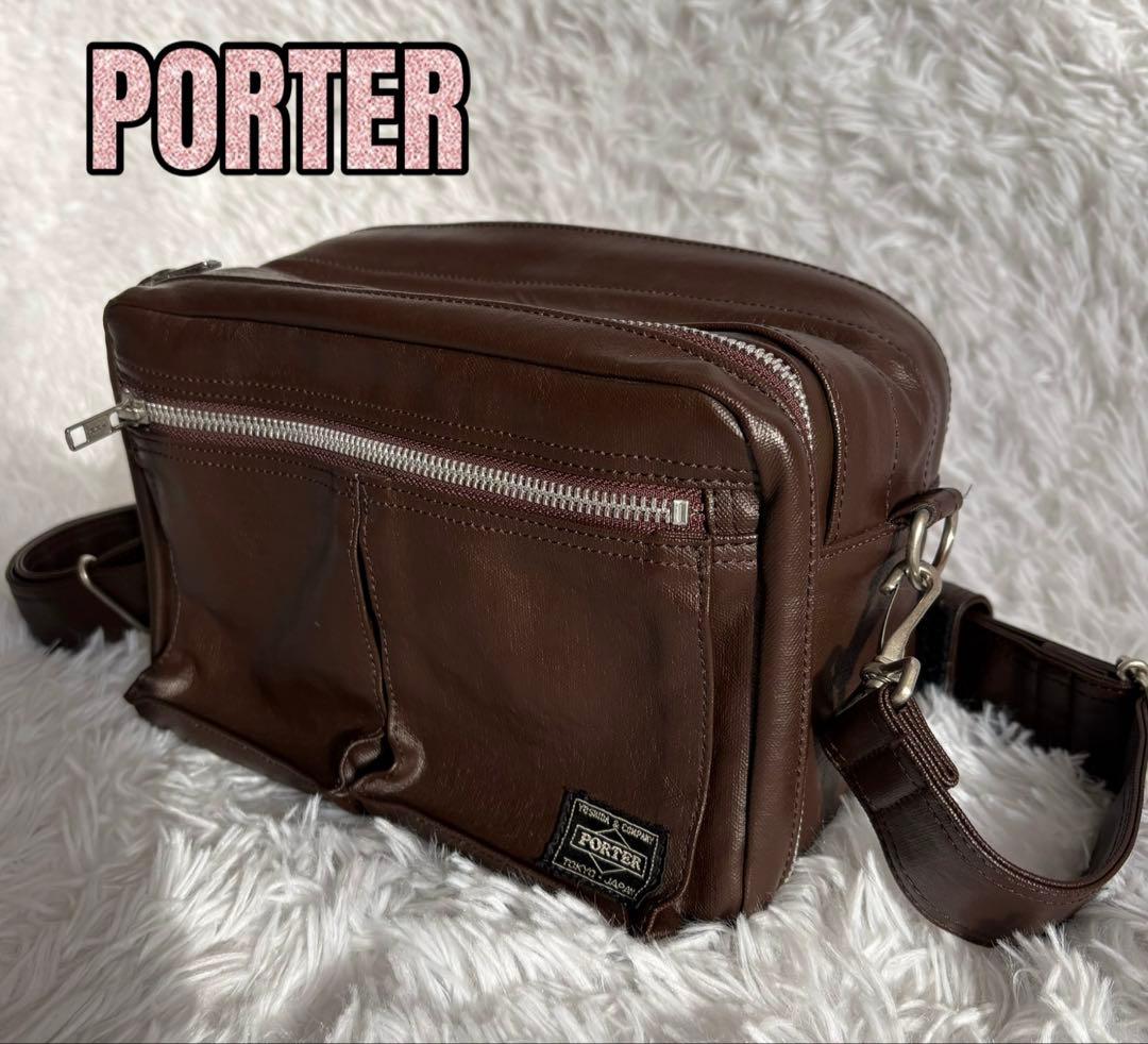 PORTER ポーター カメラバッグ ショルダーバッグ 茶 FREE STYLE(フリースタイル) CAMERA BAG(S) | 吉田カバンホームページ