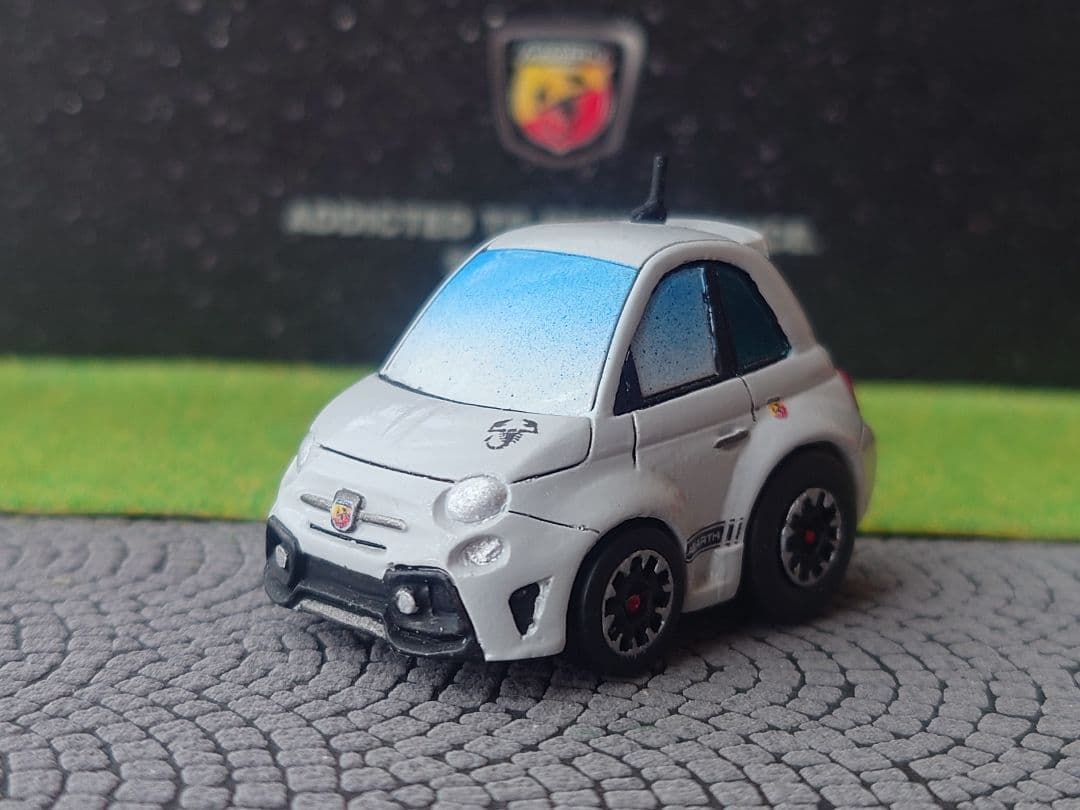 素人自作】アバルト595コンペティツィオーネ(風)チョロQ(Ver.3