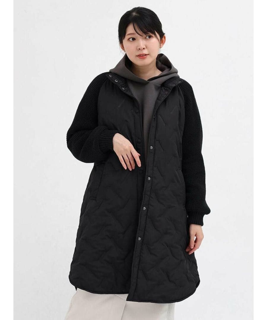 新品】ヤマダヤ福袋よりMEDOC originalニットスリーブロングブルゾン