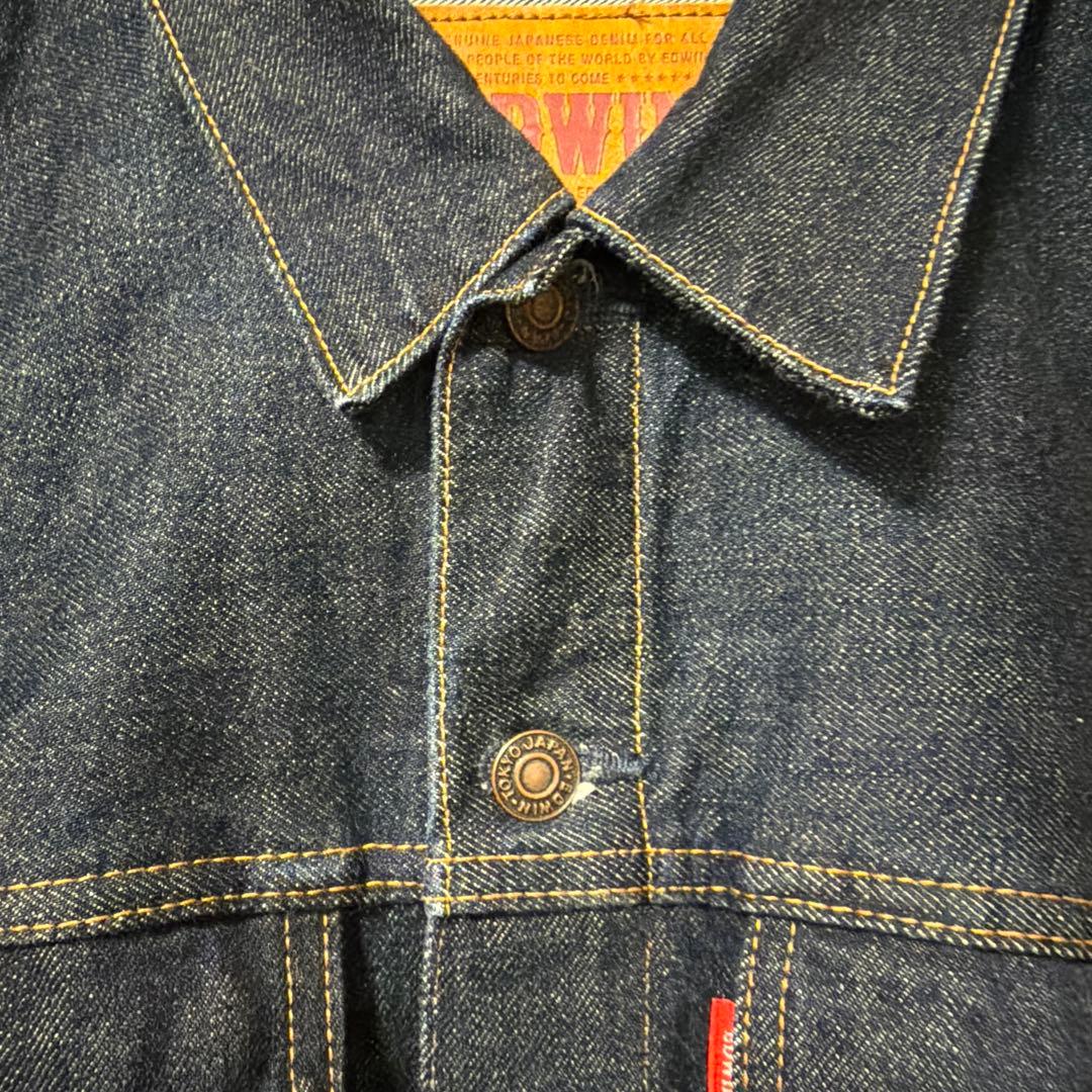 EDWIN 3rd デニムジャケット L セルビッジ 赤耳 Gジャン 505 - メルカリ