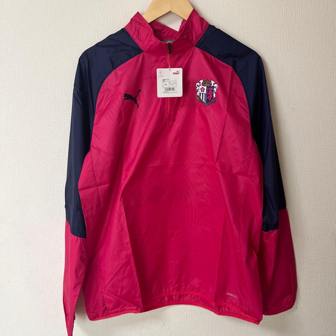 セレッソ大阪PUMA ピステ・ウィンドブレーカー XL ピンク/ネイビー