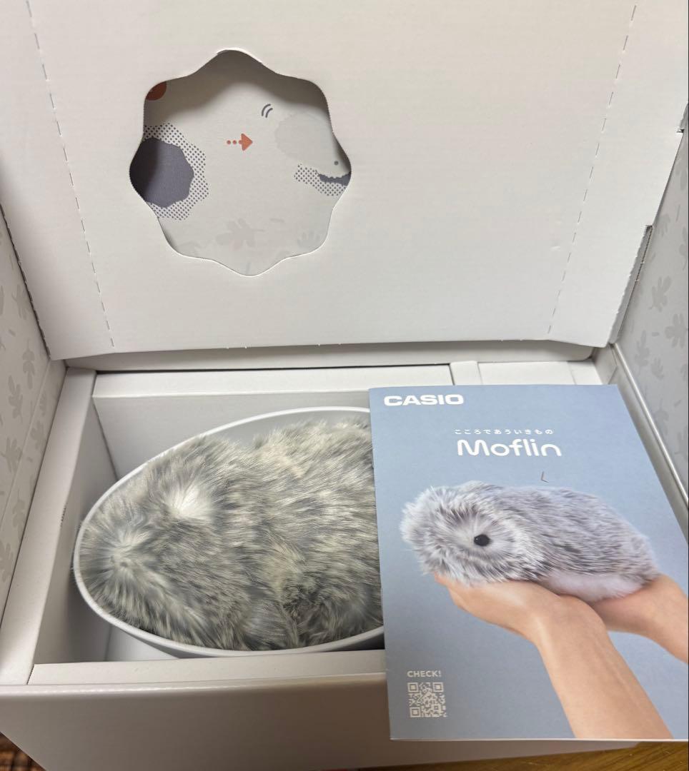 試用程度の中古】Moflin モフリン AIペットロボット シルバー - メルカリ