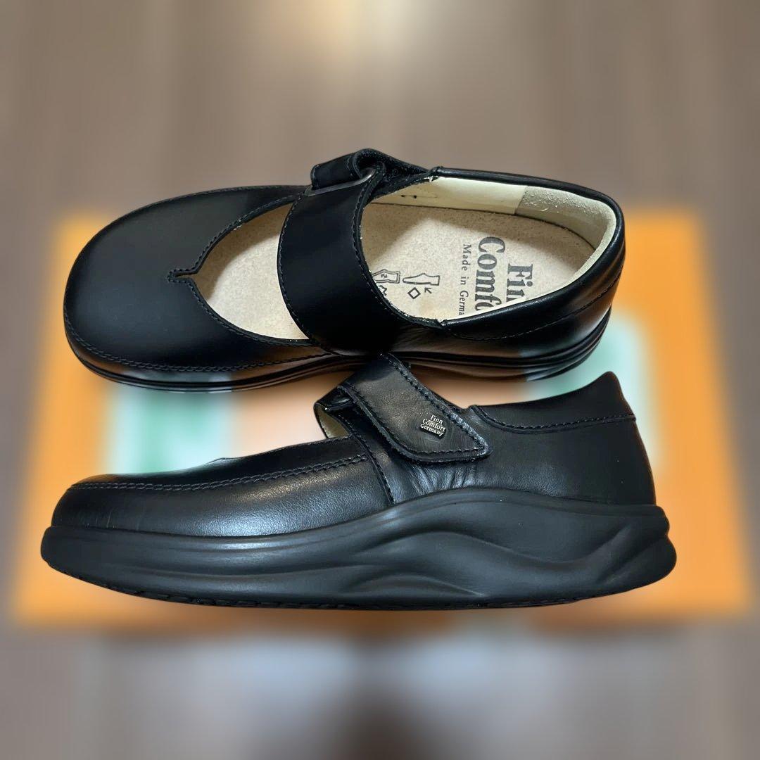 新品フィンコンフォート　ベルトタイプ2973 黒　サイズUK3 22.5cm