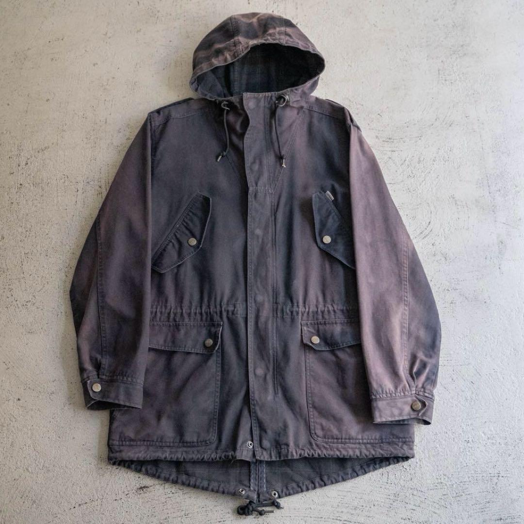 【希少】00s Carhartt 鬼フェード フィッシュテール モッズコート 希少】00s Carhartt 鬼フェード フィッシュテール モッズコート