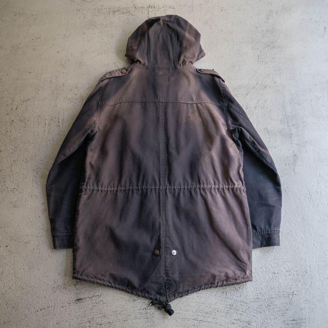 希少】00s Carhartt 鬼フェード フィッシュテール モッズコート