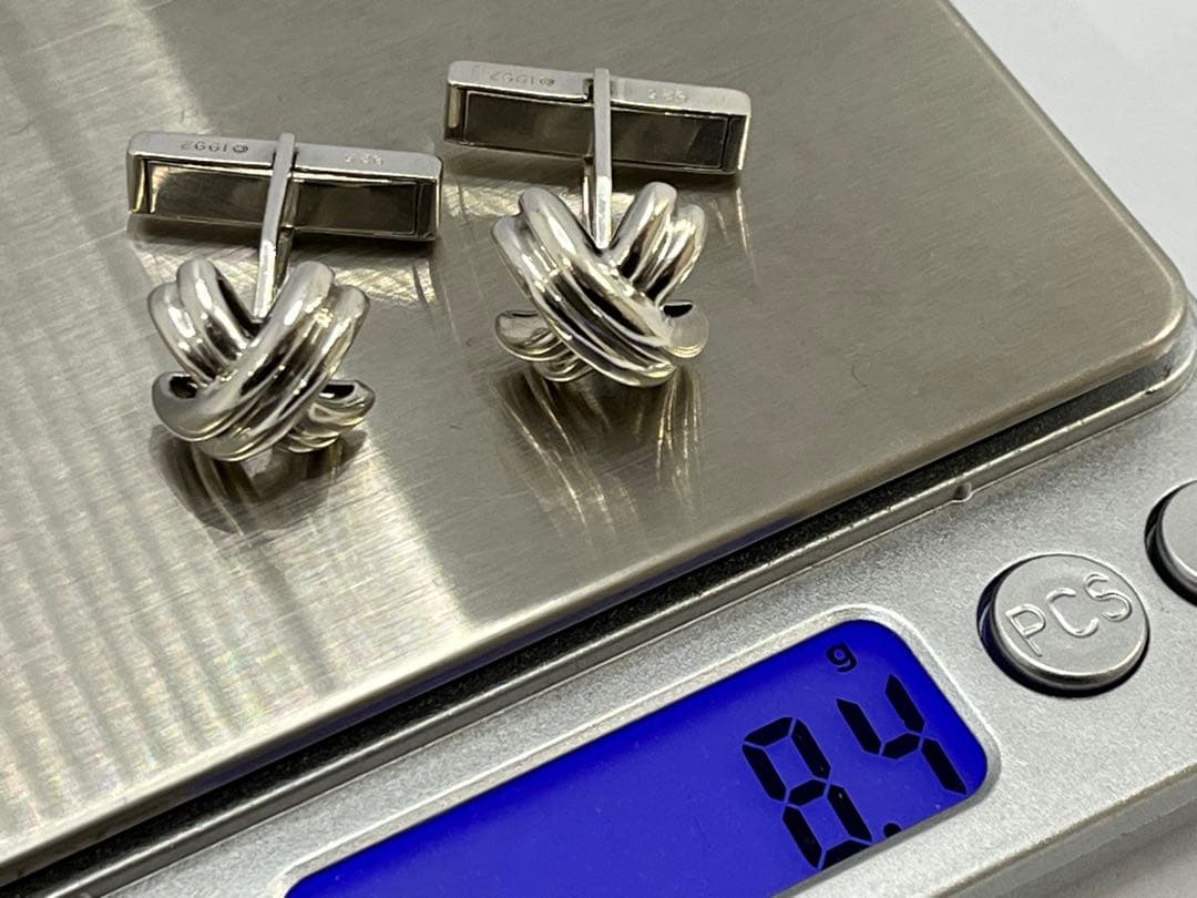 h677 ティファニー シグネチャー カフス カフリンクス シルバー 925