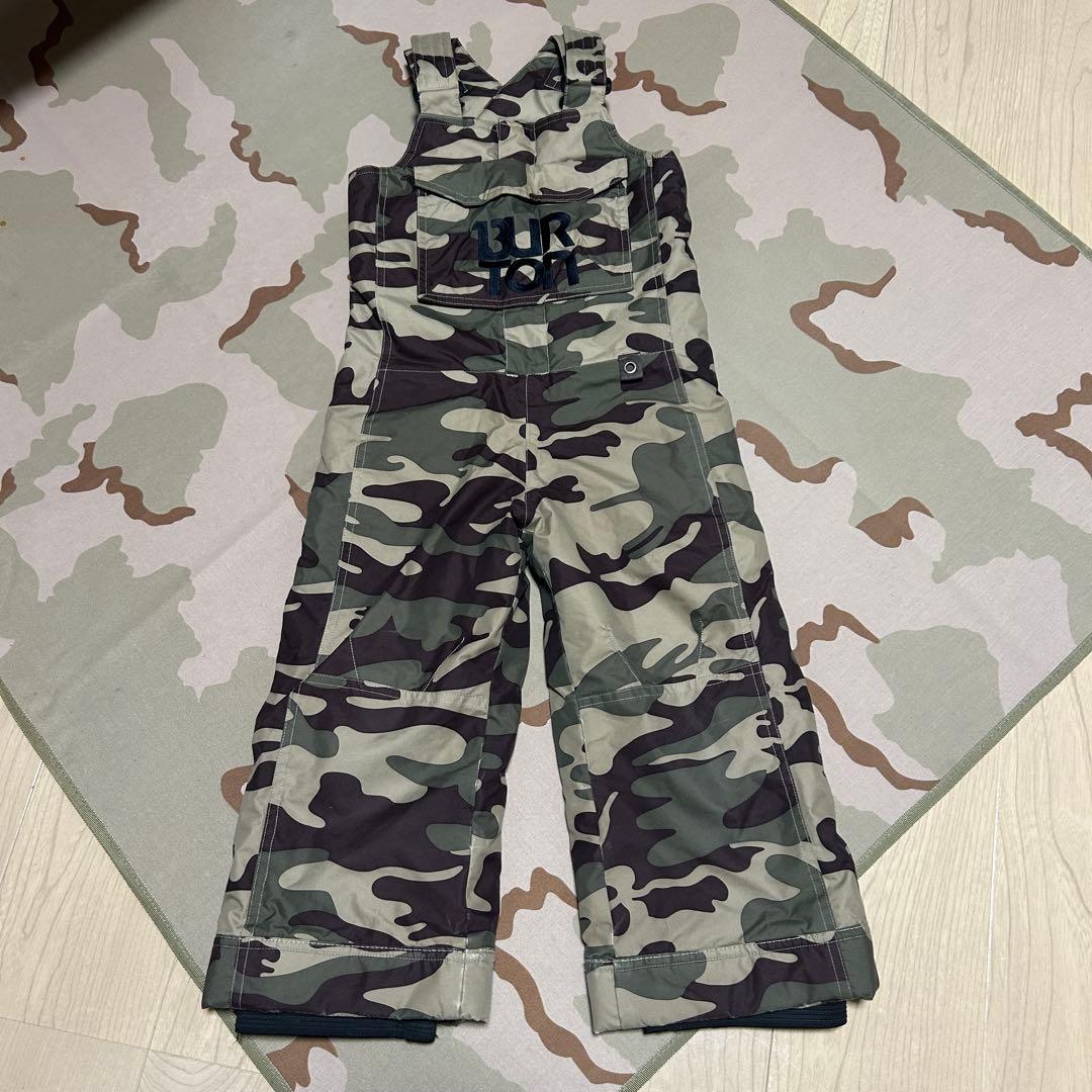 Burton バートン 迷彩柄 キッズ 子供用 スノーボードウェア サイズ4T