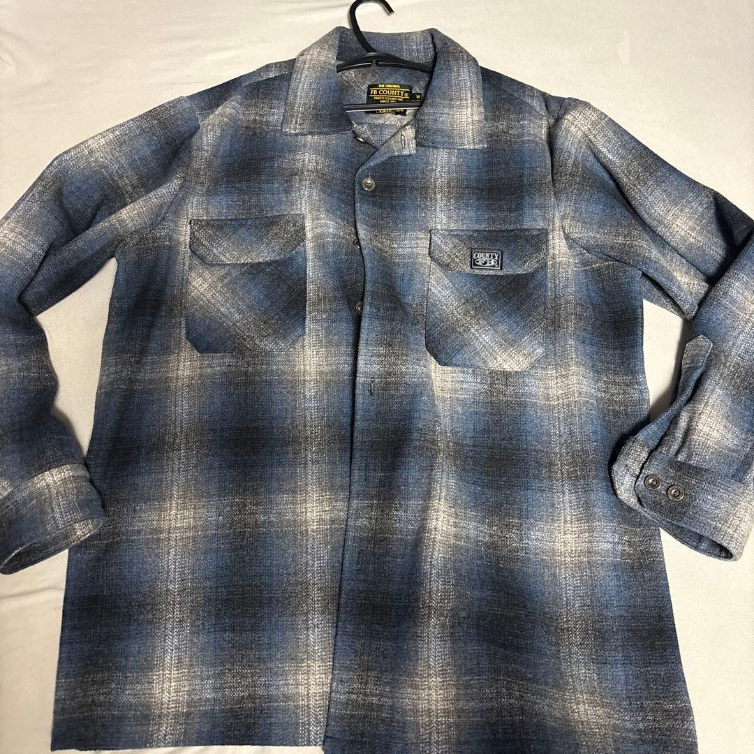 fb county ヘビーウェイトウールシャツ mサイズ - メルカリ
