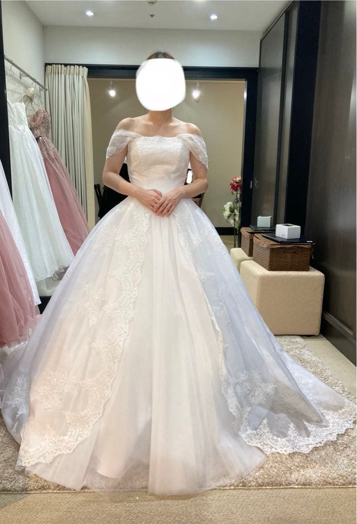 最終値下げウェディングドレスAラインプリンセスライン