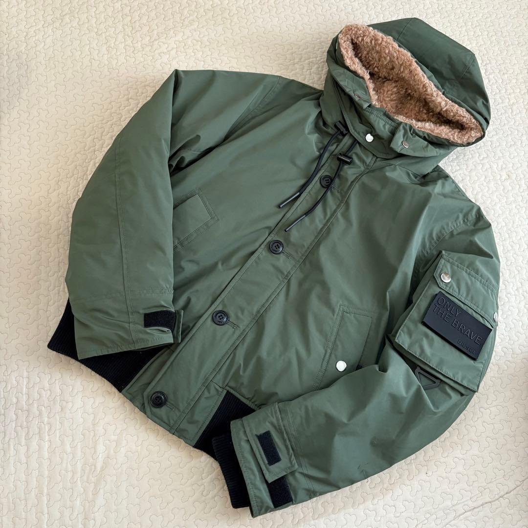 DIESEL ディーゼル N2B フライトジャケット Lサイズ カーキ Y2K - メルカリ