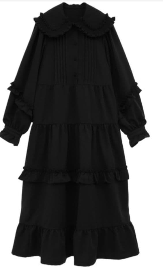 ワンピース MAKE MY FRILL DRESS Knuth Marf - frill sleeves one piece / フリルスリーブ ワンピース