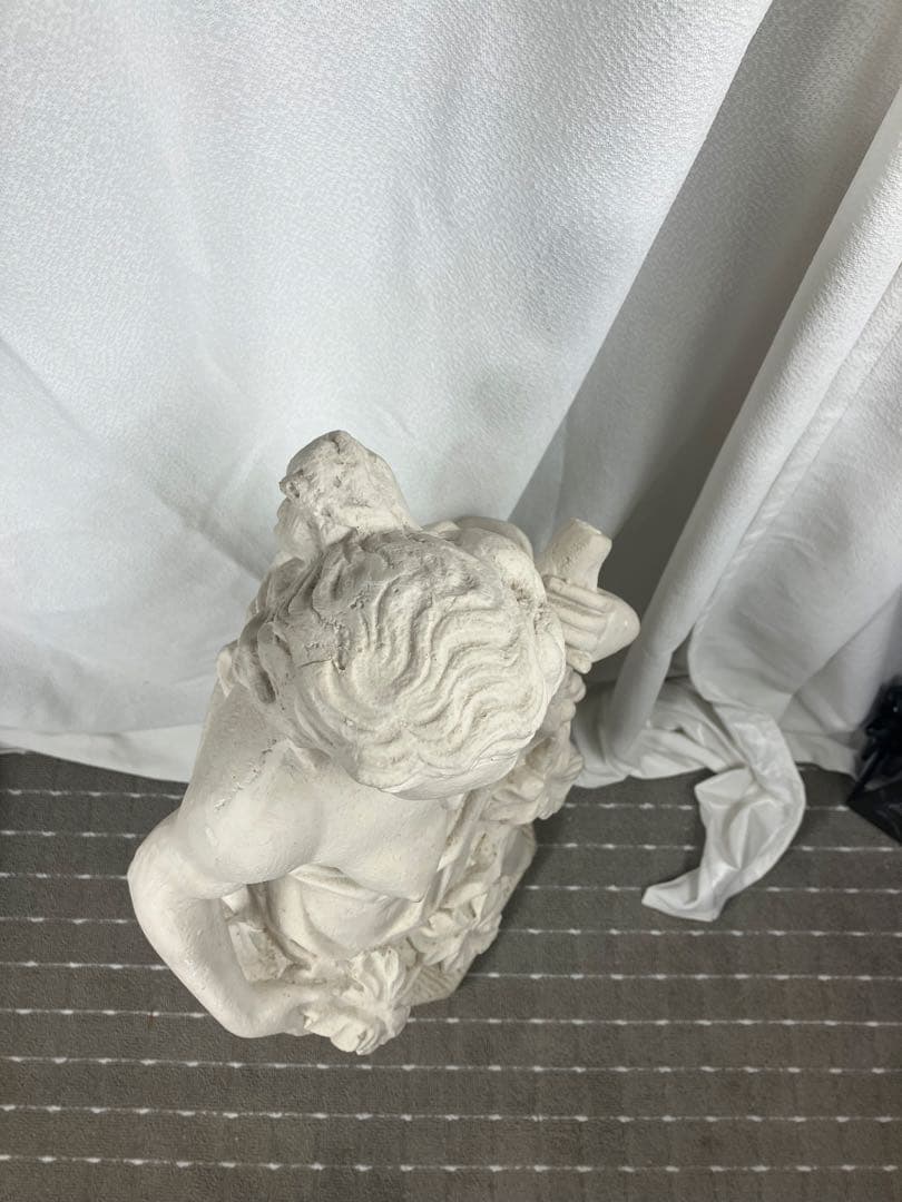 クラシック女性像 葡萄 豊穣の女神風 彫刻 ガーデンオブジェ