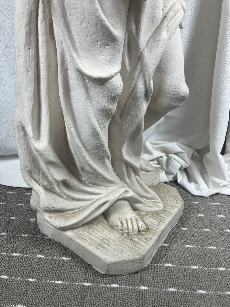 クラシック女性像 葡萄 豊穣の女神風 彫刻 ガーデンオブジェ