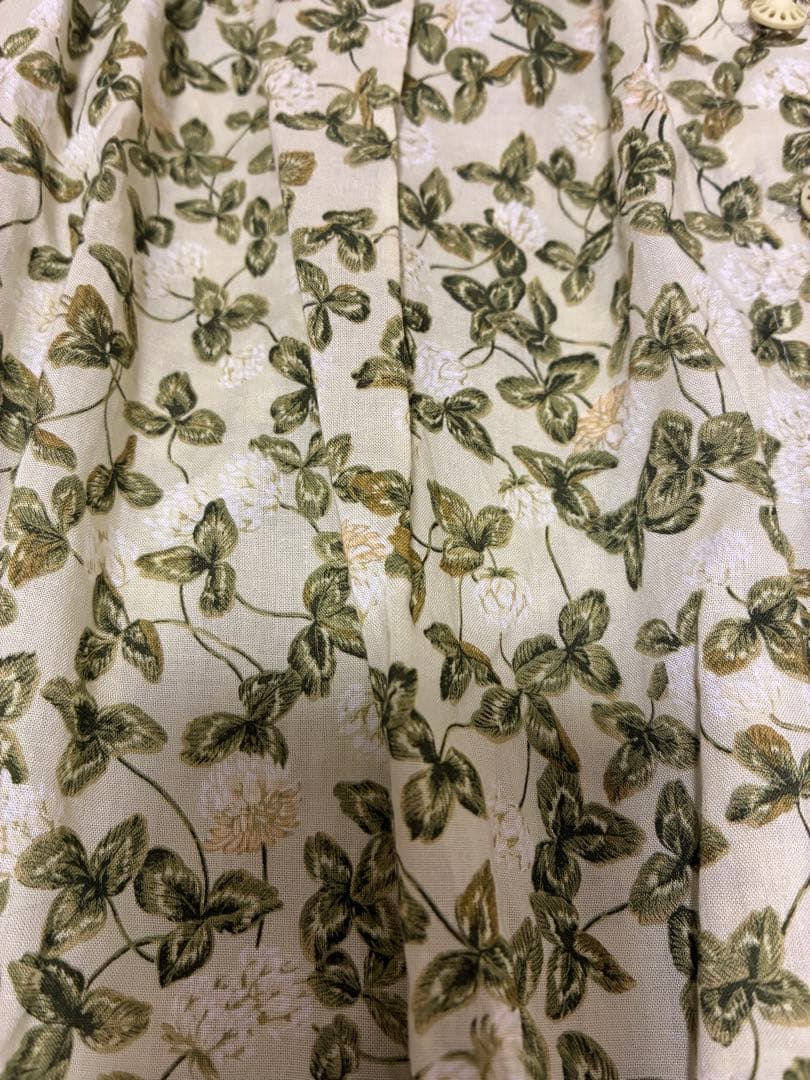 極美品✨ワンダフルワールド カネコイサオ 花柄レース襟 半袖ロング