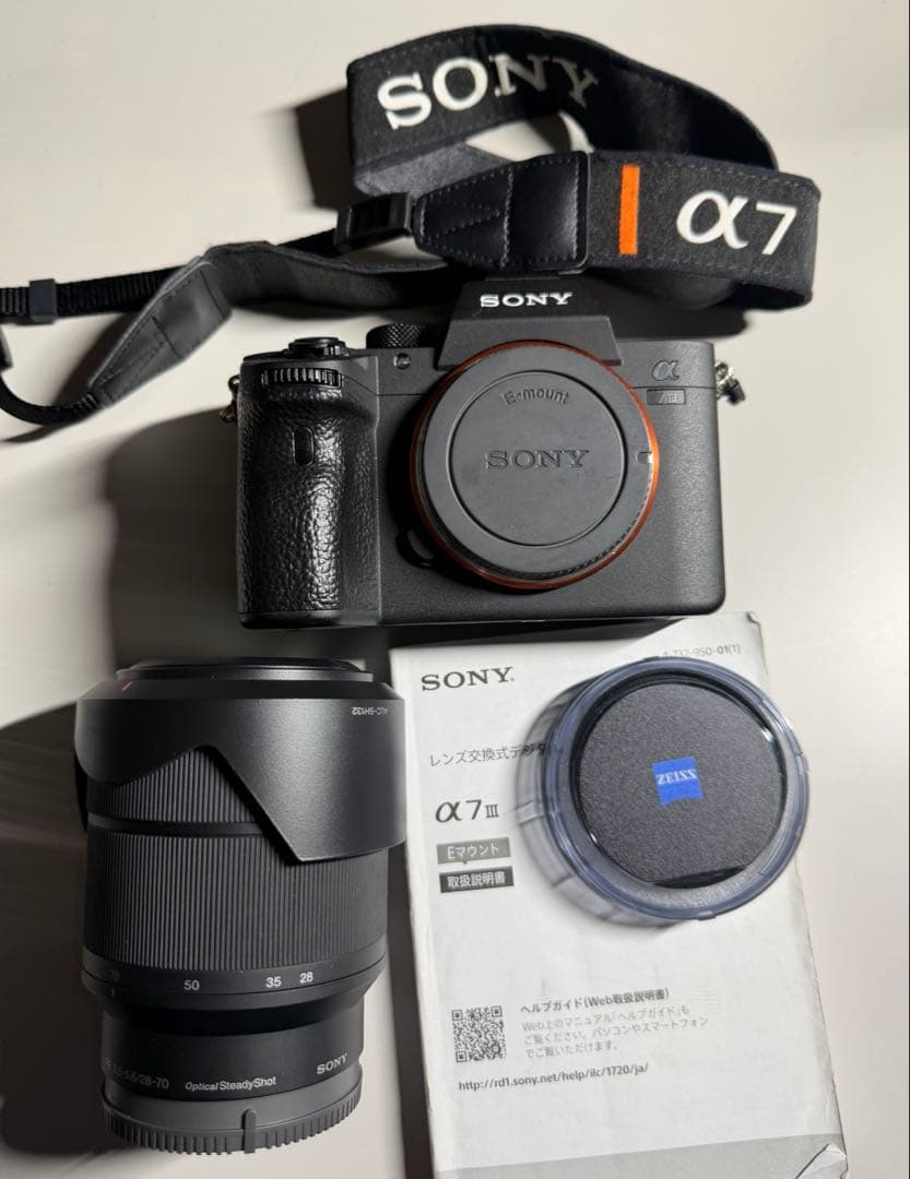 Sony α7III シャッター約19000回 キットレンズ付き Sony α7III シャッター約19000回 キットレンズ付き - メルカリ