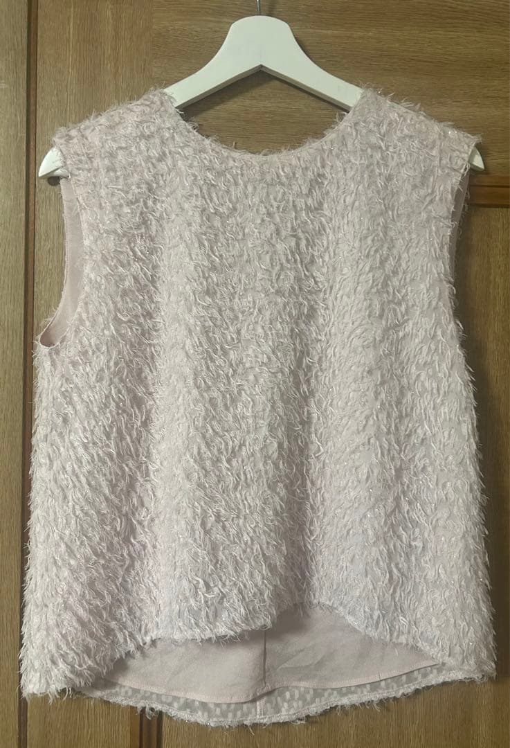 Apuweiser-riche フレンチスリーブふわもこトップス - メルカリ